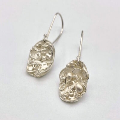 Remnants Silver Drop Earrings