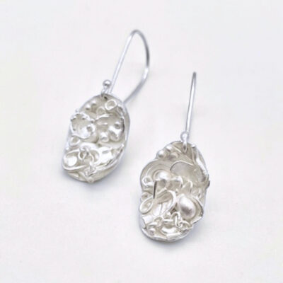 Remnants Silver Drop Earrings