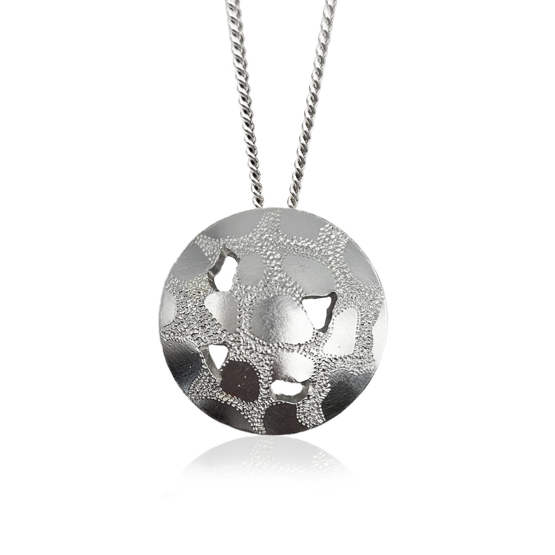 Llwybr Llechi Silver Necklace