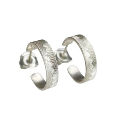 Engraved Hoop Earrings