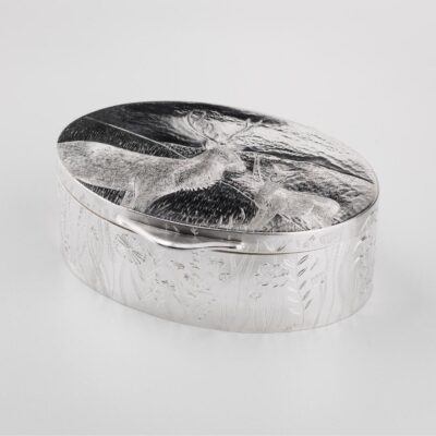 ‘Stag and Doe’ Hinged Box