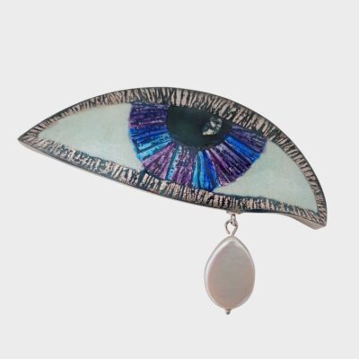 Large Eye Brooch