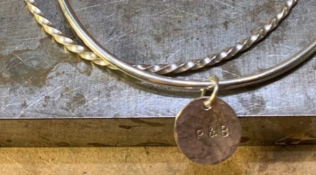 Make a Silver Bangle and Charm